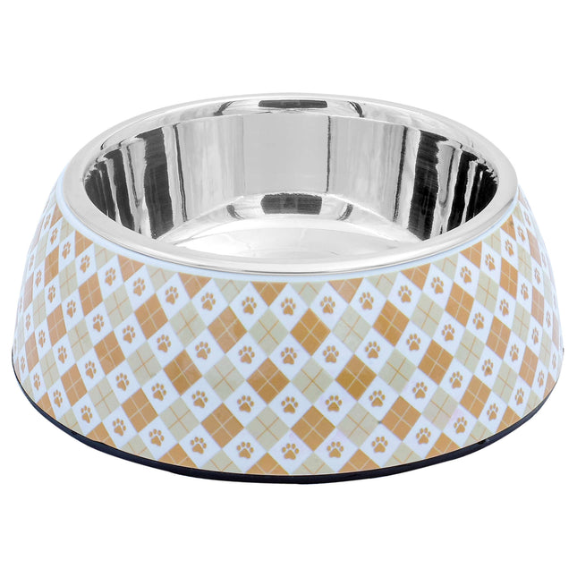 Comedero de acero Print Vintage Premier DOG de litros