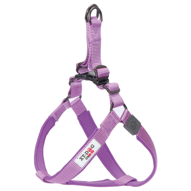 Arnés nylon + neopreno XT-DOG lila M