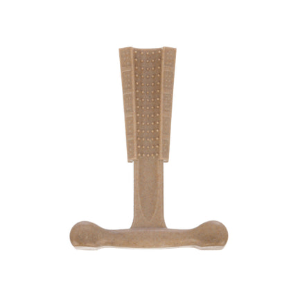 Juguete T-bone con fibras de madera Xt-DOG 14 cm.