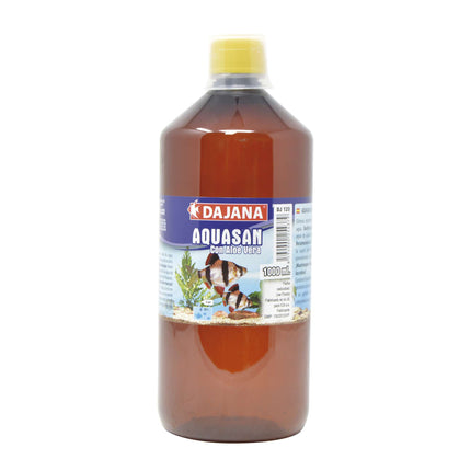 Anticloro y cloramina con aloe vera: AQUASAN de DAJANA de 1 ltr.