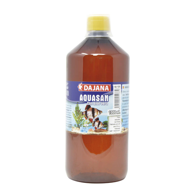 Anticloro y cloramina con aloe vera: AQUASAN de DAJANA de 1 ltr.