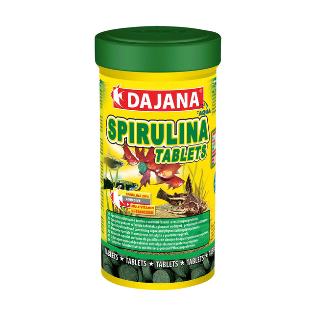 Alimento SPIRULINA TABLETS de DAJANA de 100 ml.