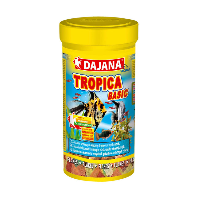 Alimento TROPICA BASIC de DAJANA de 250 ml.