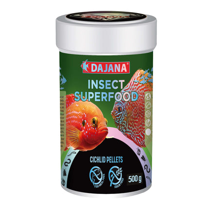 Pellets para cíclidos omnívoros INSECT SUPERFOOD 1l