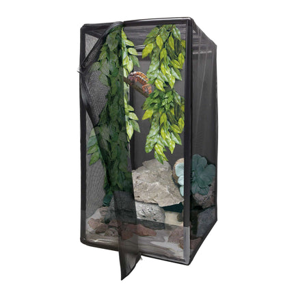 Terrario de malla REPTI-SELVA 42x42x76 cm. 76 cm.