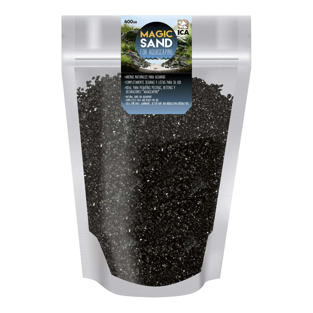 Arena MAGIC SAND negra 1 mm 400 gramos
