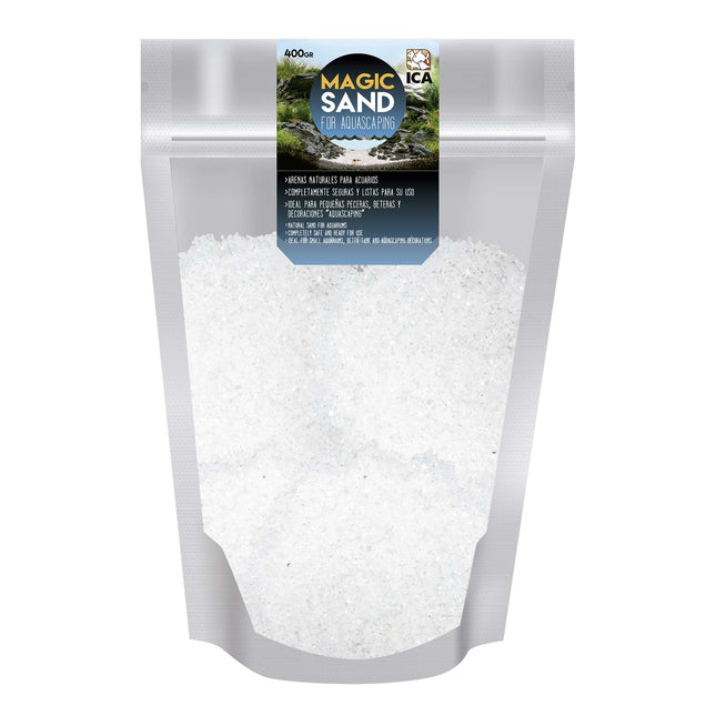 Arena MAGIC SAND blanca 0,3 - 0,45 mm 400 gramos