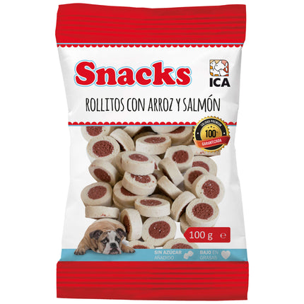 Snack Sushi de salmón 100 gramos (Pack de 25 uds)