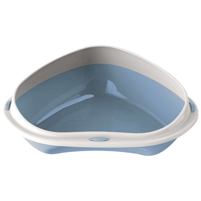 Bandeja sanitaria de esquina Shuttle con marco exterior 58 cm.