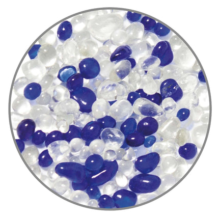 Grava de cristal azul 400 gramos
