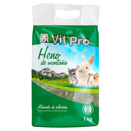 Heno de montaña VITPRO de 1.000 gramos (Pack de 6 uds)