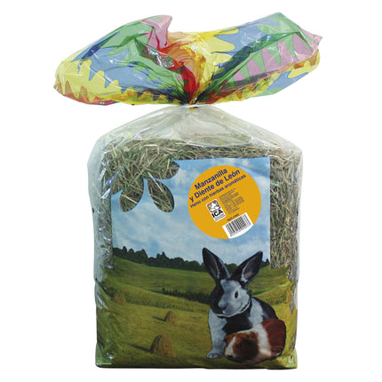 Heno Premium manzanilla y diente león de 500 gramos (Pack de 6 uds)