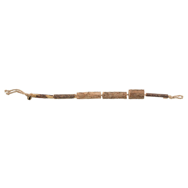Juguete palo natural de matatabi con cuerda para gatos