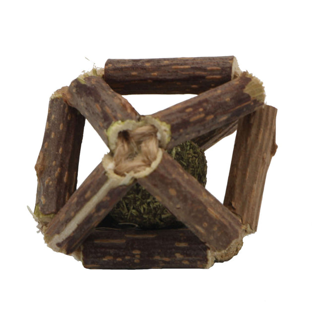 Juguete rombo 3D natural de matatabi para gatos