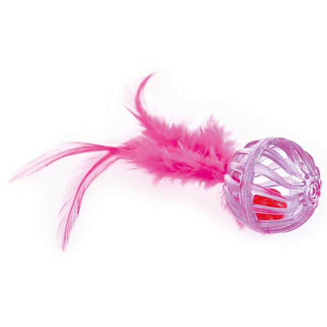 Juguete bolas con plumas Premier CAT de 12 unds.