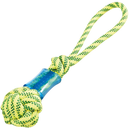Tirador con pelota y mordedor dental XT-DOG 41 cm.