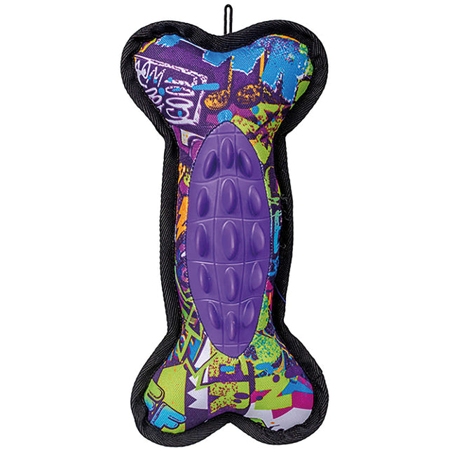 Juguete hueso SPIKE GRAFITI XT-DOG 25 cm.