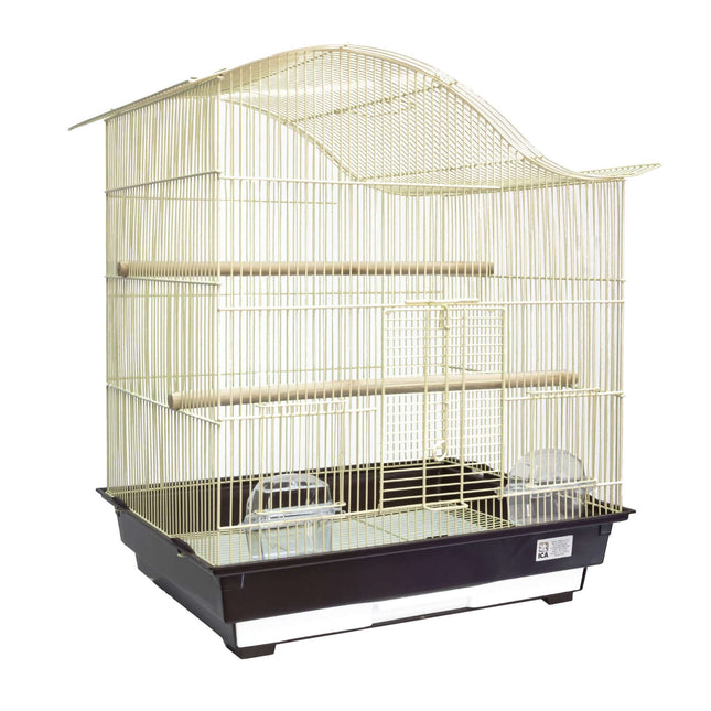 Jaulas KATY beige y marrón para pájaros 61.50 cm.