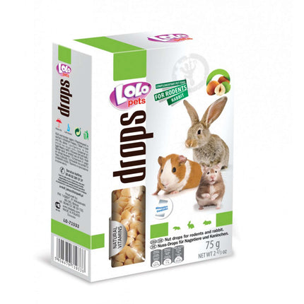 Golosina Drops, nueces "LOLO" 75 gramos