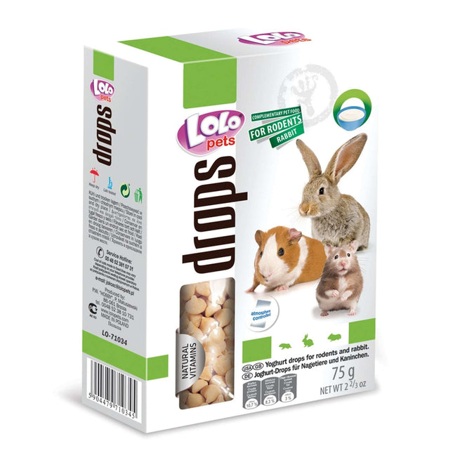 Golosina Drops, Snack de yogurt "LOLO" 75 gramos