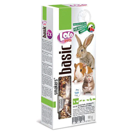 Barritas de frutos del bosque para roedores y conejos "LOLO" 90 gramos