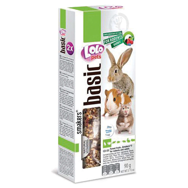 Barritas de frutos del bosque para roedores y conejos "LOLO" 90 gramos