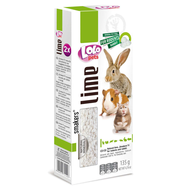 Bloque mineral en barra para roedores "LOLO" 135 gramos