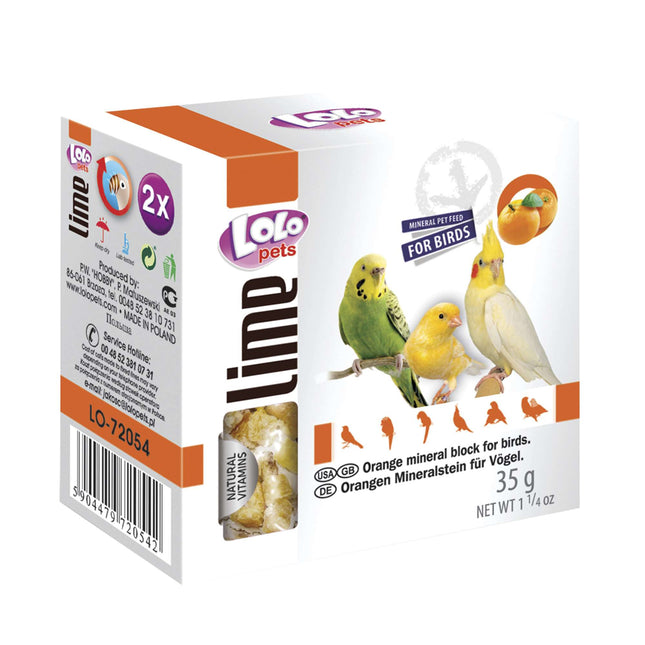 Bloque mineral de naranja "LOLO" 40 gramos