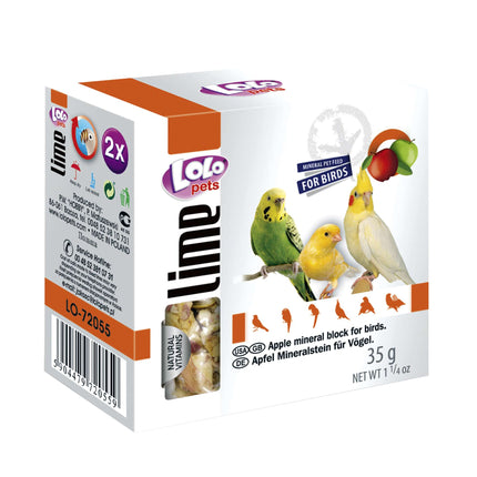 Bloque mineral de manzana "LOLO" 40 gramos