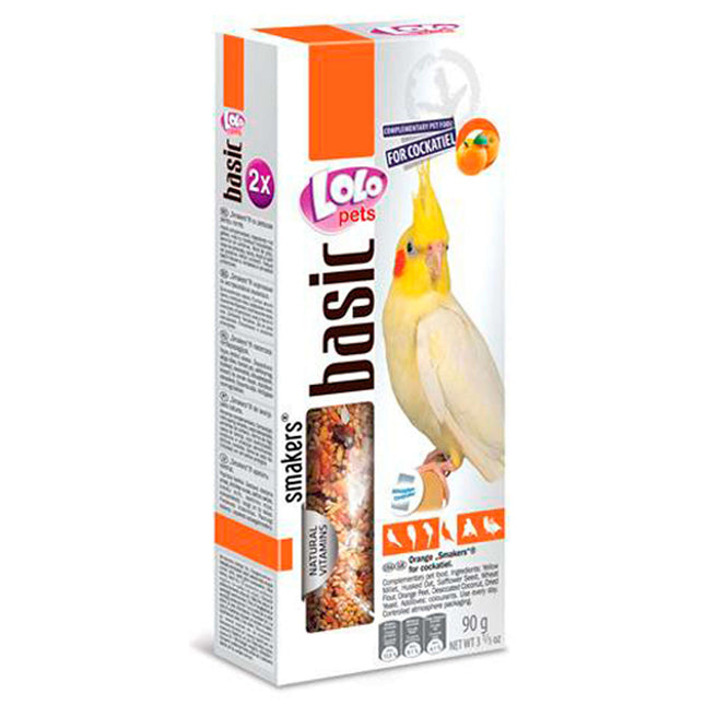 Barritas con naranja para ninfas "LOLO" 90 gramos