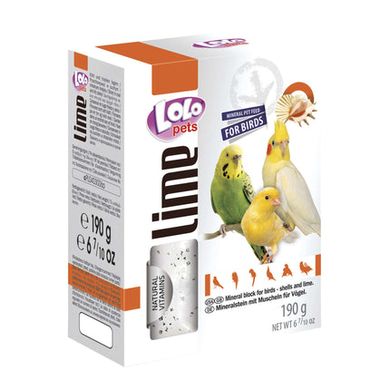 Bloque mineral de ostras para loros "LOLO" 190 gramos
