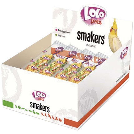 Barritas de fruta para ninfas "LOLO" 12 unds.
