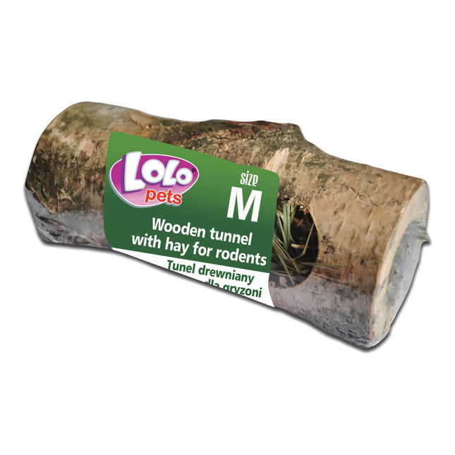 Túnel de madera relleno de heno "LOLO" M