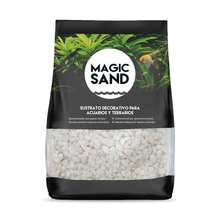 Grava blanca MAGIC SAND 6-8 mm 2 kg.