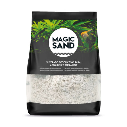 Grava blanca MAGIC SAND 2-6 mm 2 kg.