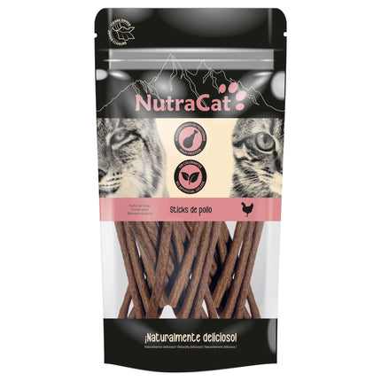 Sticks de pollo NutraCat de 30 gramos (Pack de 15 uds)