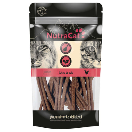 Sticks de pollo NutraCat de 50 gramos (Pack de 15 uds)