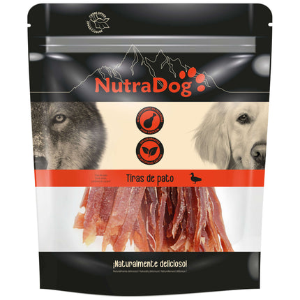 Snack tiras de pato NutraDog - 350 gramos (Pack de 6 uds)