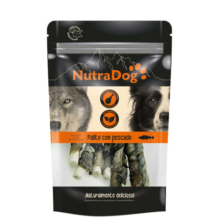 Palitos con pescado NutraDog - 350 gramos (Pack de 6 uds)