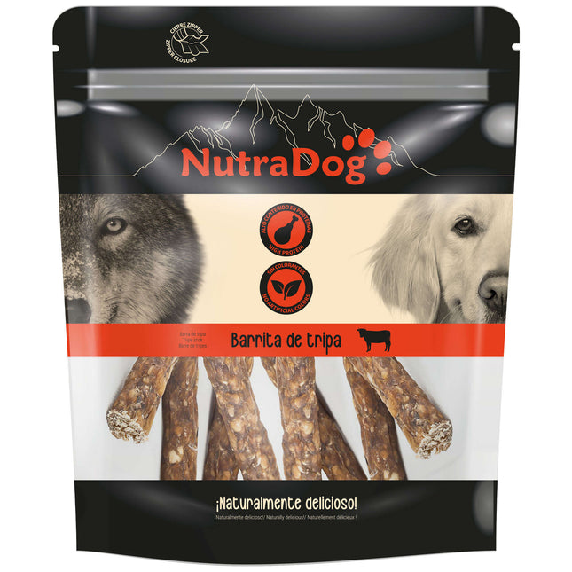 Barritas de tripa NutraDog - 350 gramos (Pack de 6 uds)