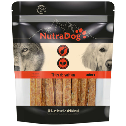 Tiras de salmón NutraDog de 350 gramos (Pack de 6 uds)