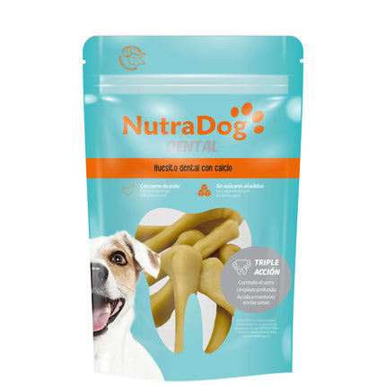 Huesitos con calcio NutraDog DENTAL  (Pack de 12 uds)