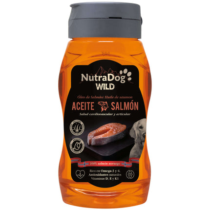 Aceite de salmón NutraDog WILD de 300 ml