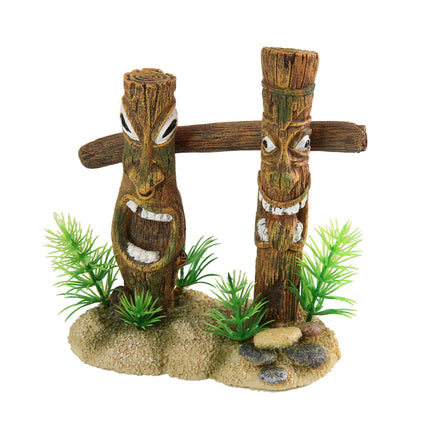 Ornamento columnas Tiki