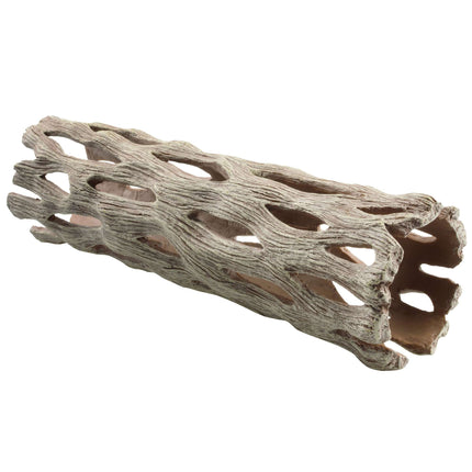 Ornamento tronco viejo con huecos 28 cm.