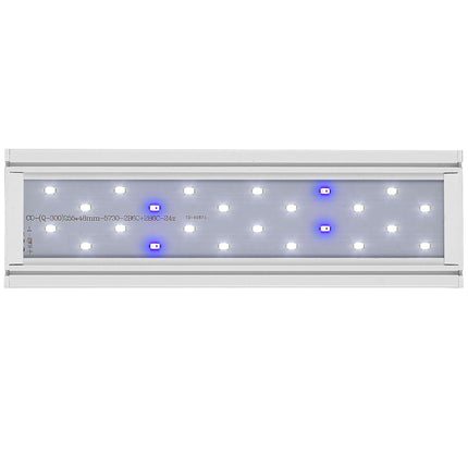 Pantalla Aqualed Génesis luz azul+blanca - Blanca 57 cm.