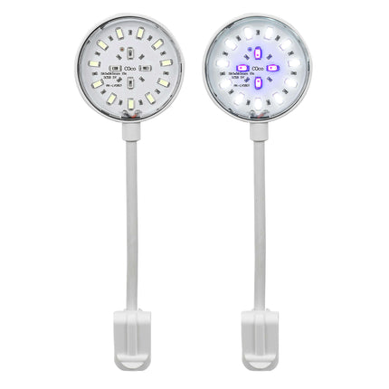 Lampara Aqualed Génesis Round luz azul+blanca - Blanca 8.00W