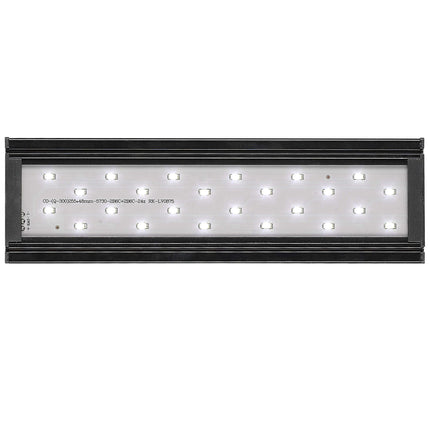Pantalla Aqualed Génesis luz blanca - Negra 32 cm.