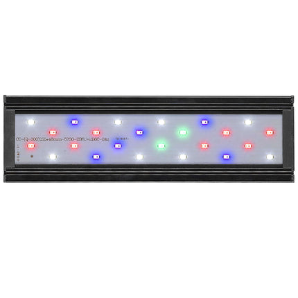 Pantalla Aqualed Génesis luz RGB+W - Negra 36.87 cm.
