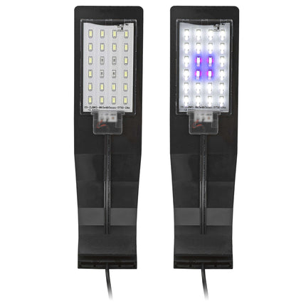 Lámpara Aqualed Génesis Curva luz azul+blanca - Negra 10.00W